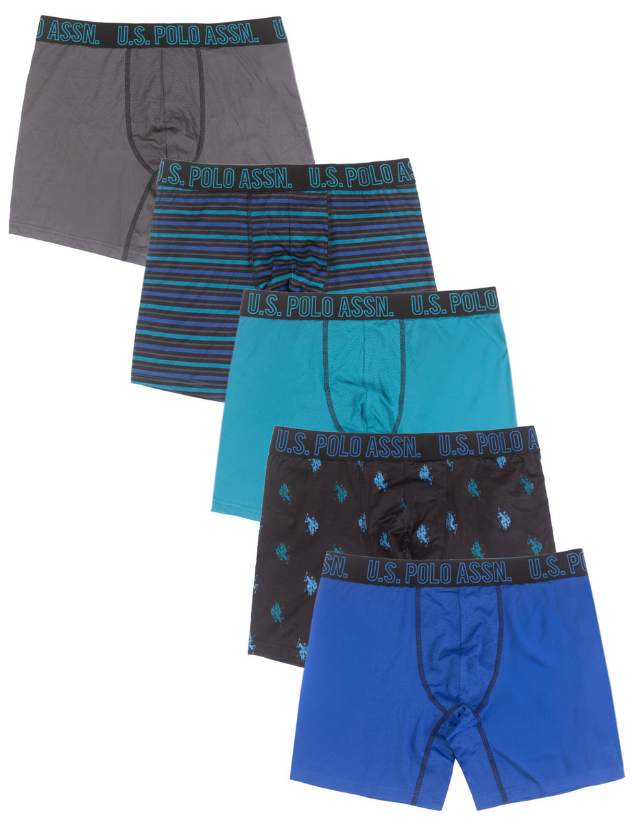 5 PACK STRETCH BOXER BRIEF– U.S. Polo Assn.