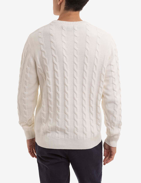 CABLE CREW NECK SWEATER - U.S. Polo Assn.