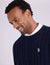 CABLE CREW NECK SWEATER