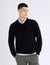 SOLID V-NECK SWEATER