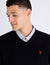 SOLID V-NECK SWEATER