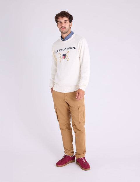 USPA MALLET CREW NECK SWEATER - U.S. Polo Assn.