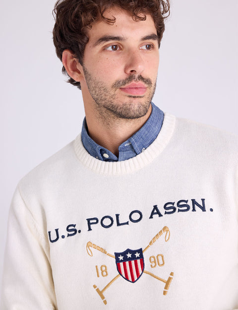 USPA MALLET CREW NECK SWEATER - U.S. Polo Assn.