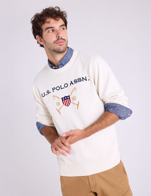 USPA MALLET CREW NECK SWEATER - U.S. Polo Assn.