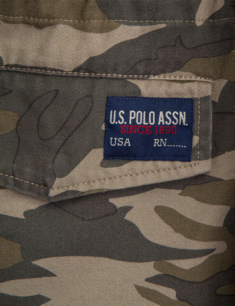 CAMO SAFARI JACKET - U.S. Polo Assn.