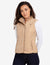 QUILTED VEST WITH FAUX LEATHER PIPING - U.S. Polo Assn.
