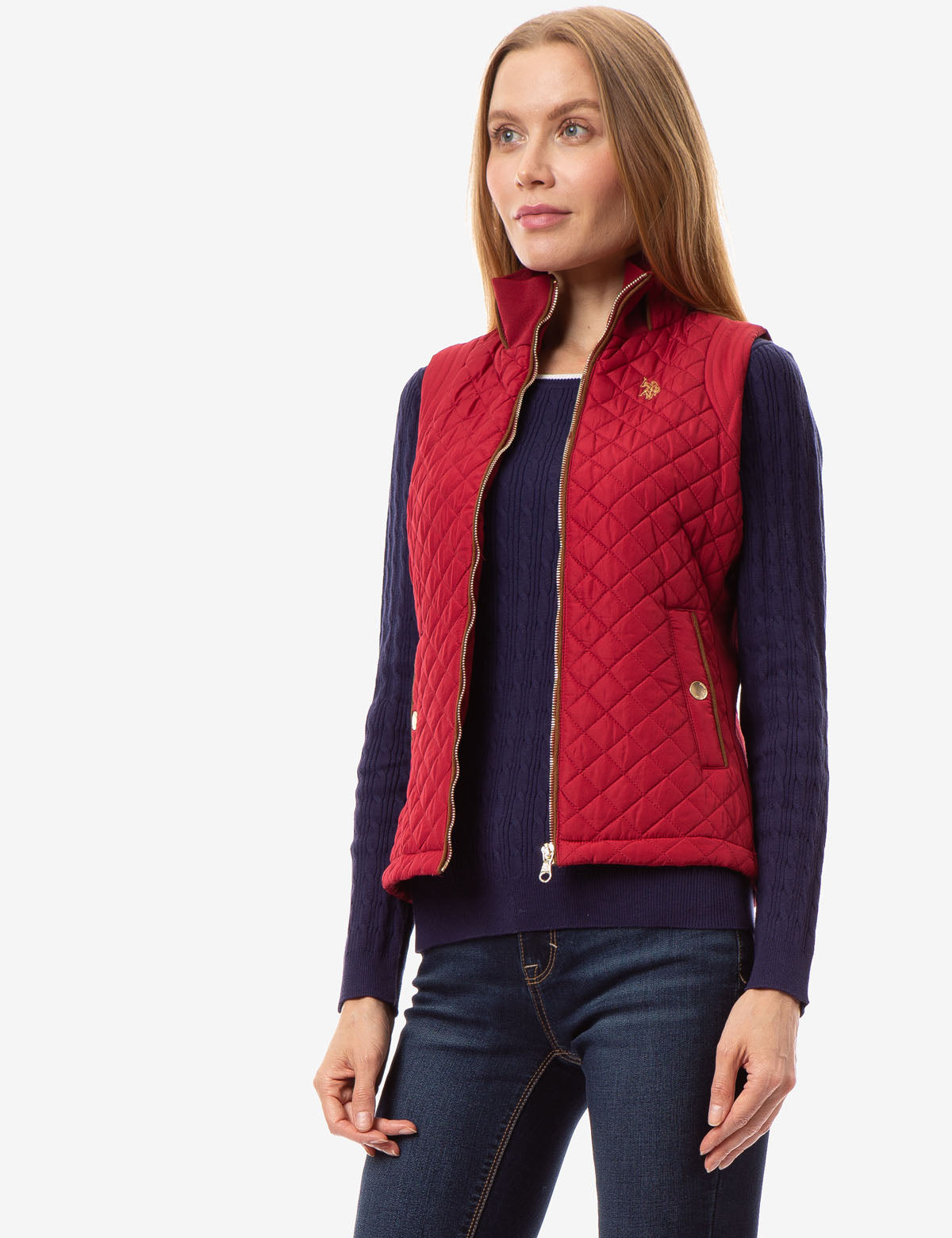 SIDE KNIT VEST– U.S. Polo Assn.