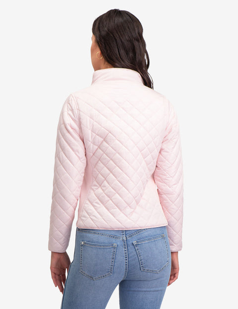QUILTED SIDE KNIT MOTO JACKET - U.S. Polo Assn.