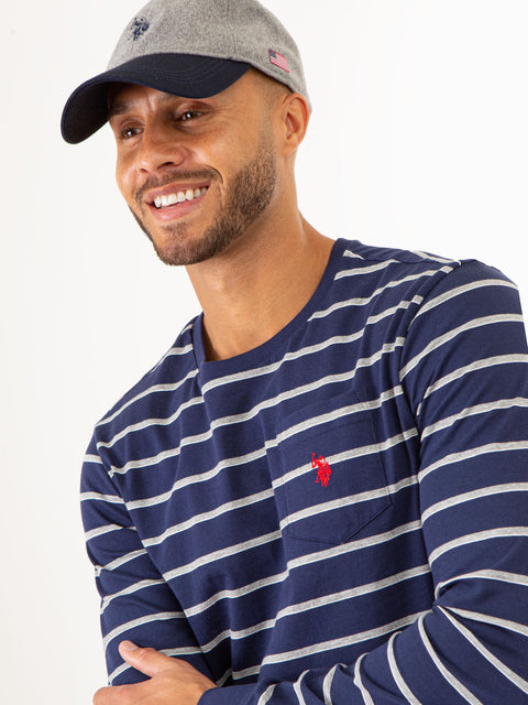MENS COLORBLOCK HEATHER TWILL HAT - U.S. Polo Assn.