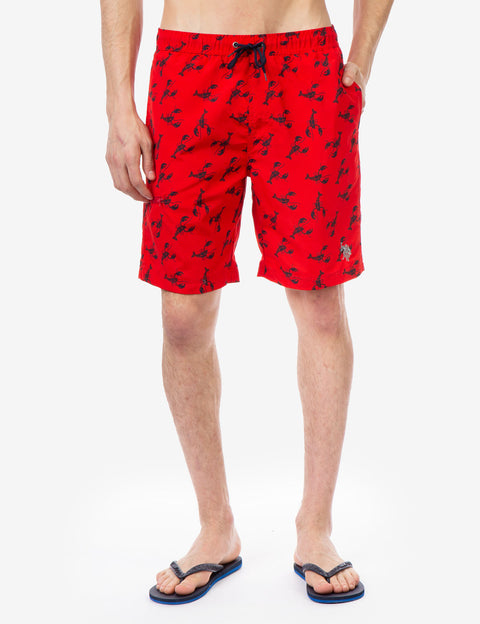 LOBSTER PRINT SWIM TRUNKS - U.S. Polo Assn.