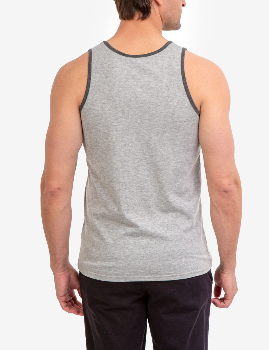 HEATHERED RINGER TANK TOP– U.S. Polo Assn.