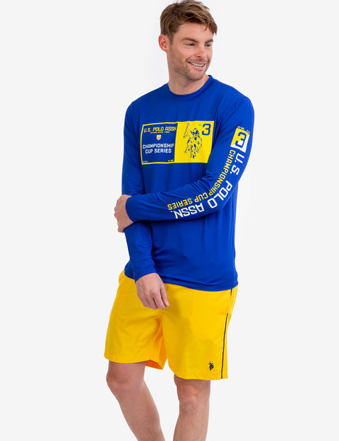 LONG SLEEVE GRAPHIC LOGO UV TOP - U.S. Polo Assn.