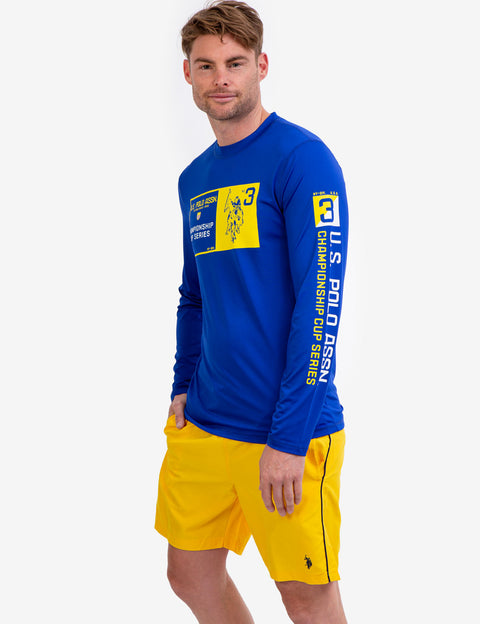 LONG SLEEVE GRAPHIC LOGO UV TOP - U.S. Polo Assn.