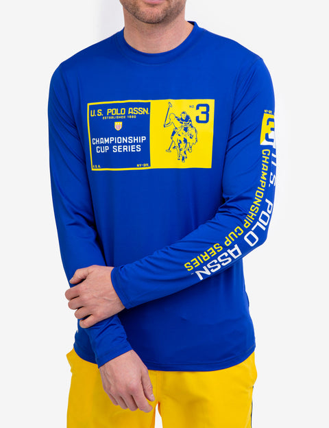 LONG SLEEVE GRAPHIC LOGO UV TOP - U.S. Polo Assn.