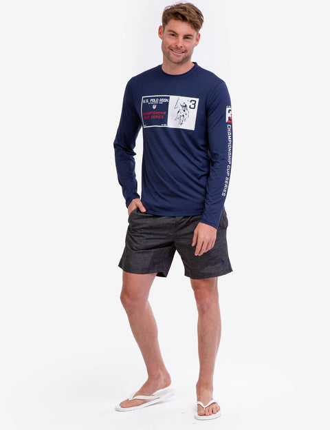 LONG SLEEVE GRAPHIC LOGO UV TOP - U.S. Polo Assn.