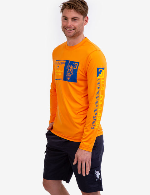 LONG SLEEVE GRAPHIC LOGO UV TOP - U.S. Polo Assn.