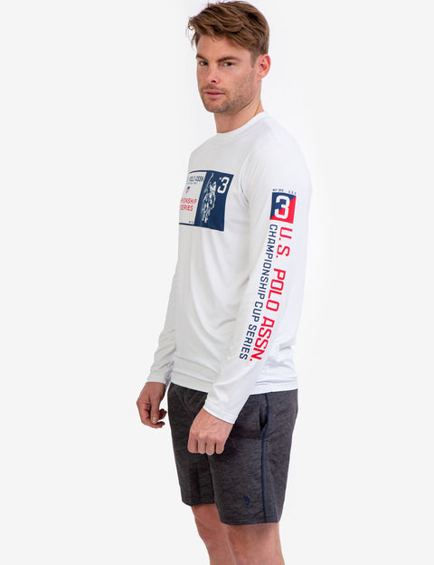 LONG SLEEVE GRAPHIC LOGO UV TOP - U.S. Polo Assn.