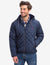 DIAMOND QUILTED FLEECE LINED HOODED COAT - U.S. Polo Assn.