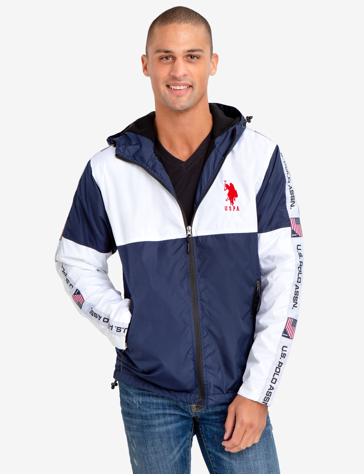 Polo usa windbreaker Clearance