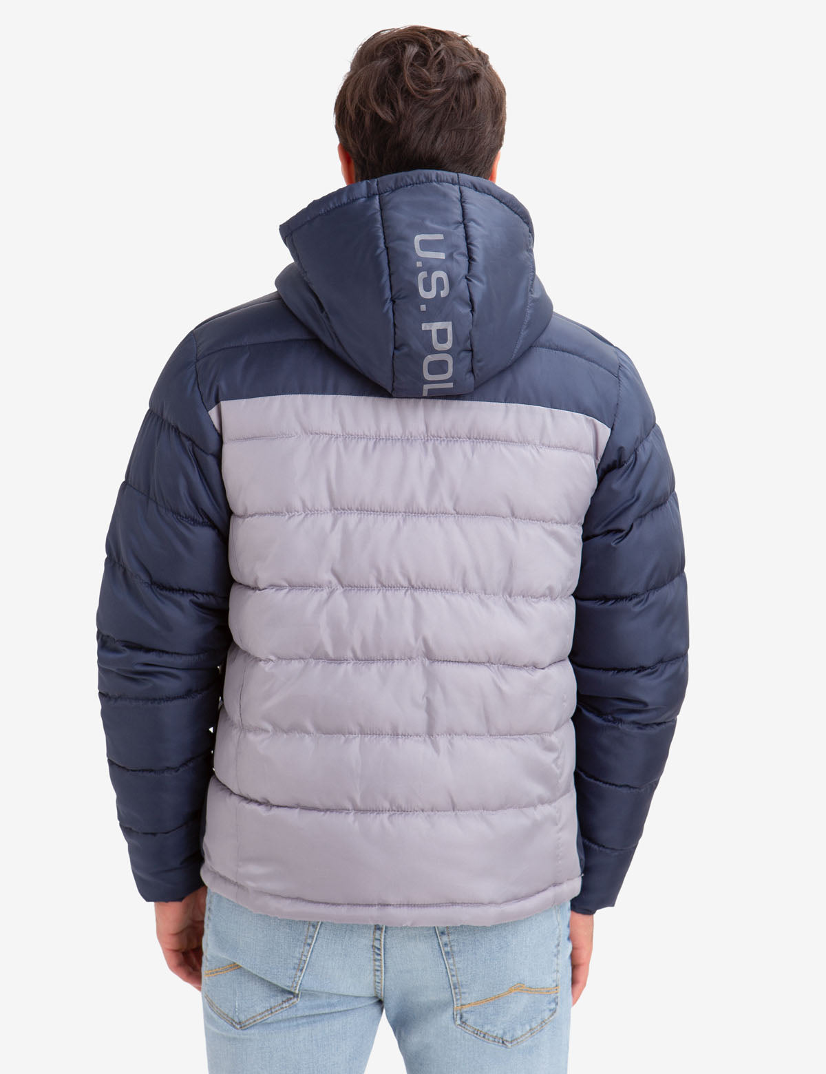 USPA FELT PATCH PUFFER COAT– U.S. Polo Assn.