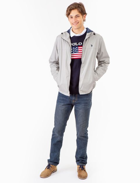 ESSENTIAL HOODED WINDBREAKER - U.S. Polo Assn.