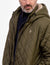 DIAMOND QUILTED HOODED JACKET WITH SHERPA - U.S. Polo Assn.