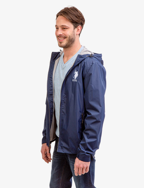 HOODED WINDBREAKER - U.S. Polo Assn.