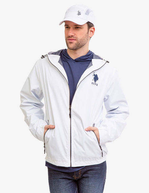 HOODED WINDBREAKER - U.S. Polo Assn.