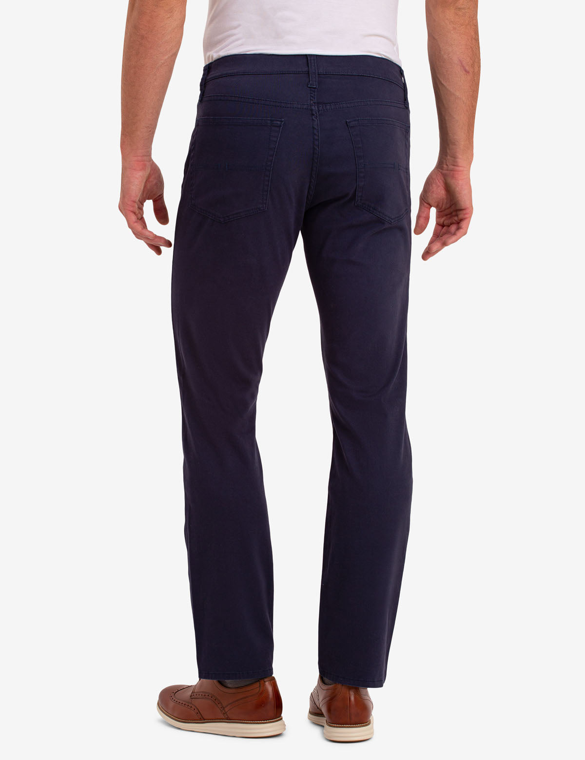 Pelago Khaki Stretch Chino Dress Pants | Mens 5-Pocket Cotton main image 0