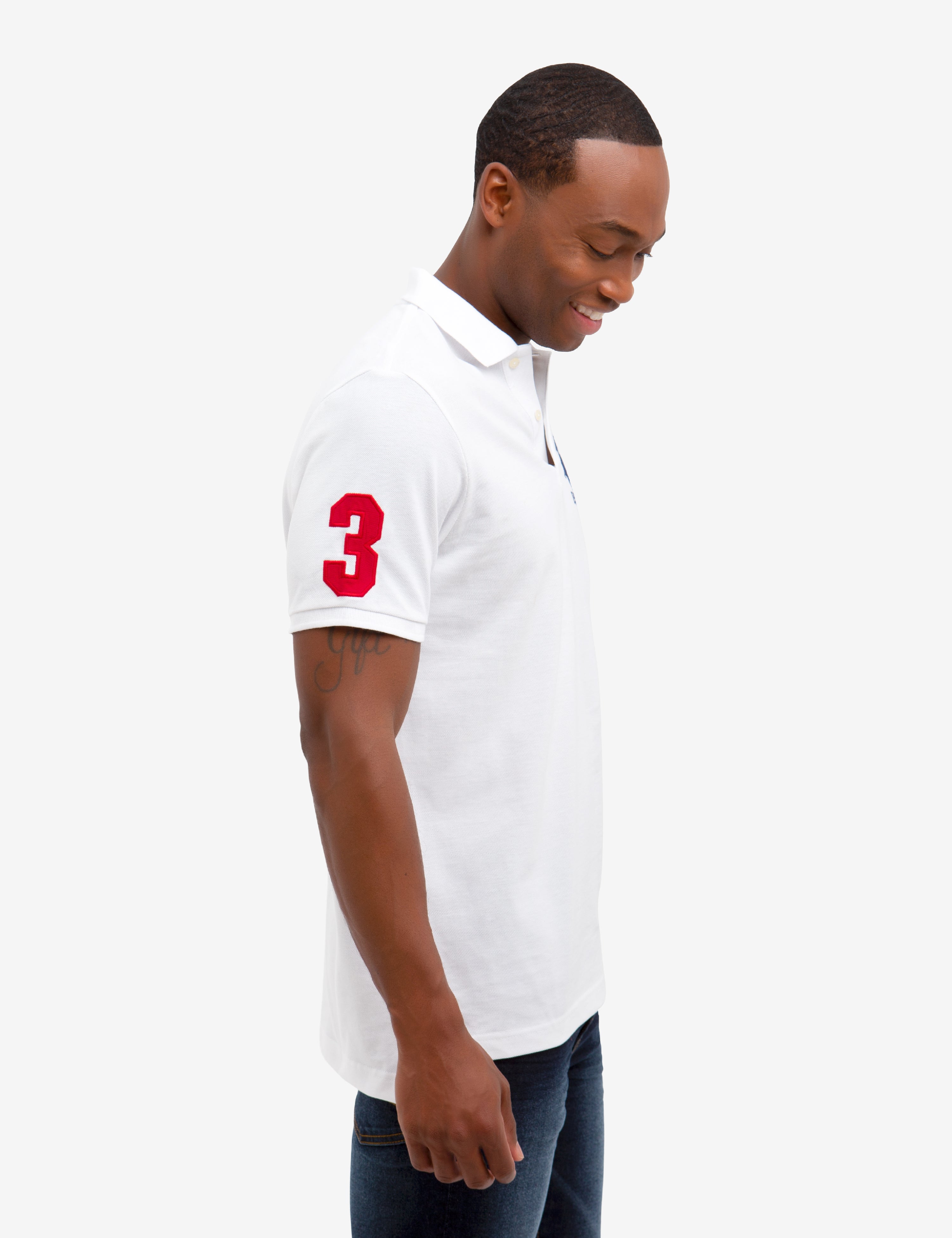 BIG POLO SHIRT BACK PRINT
