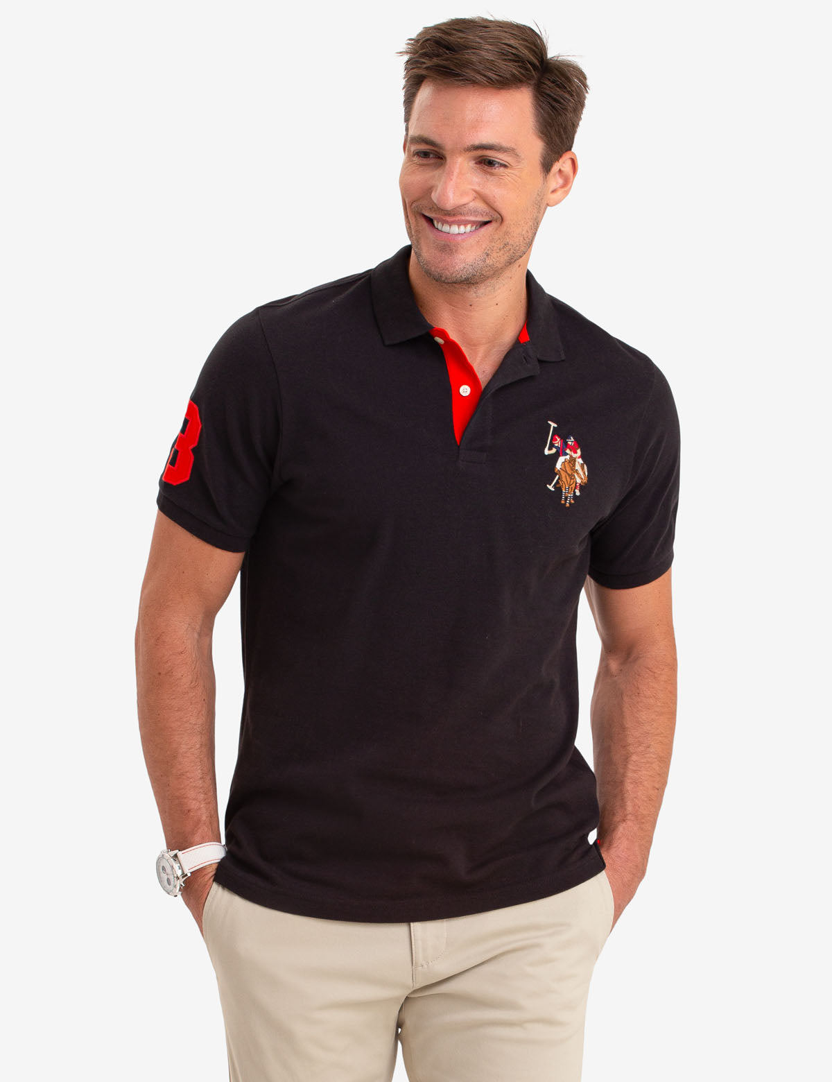 Large polo logo shirts Clearance