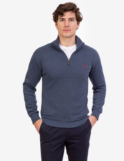 QUARTER ZIP SWEATER - U.S. Polo Assn.