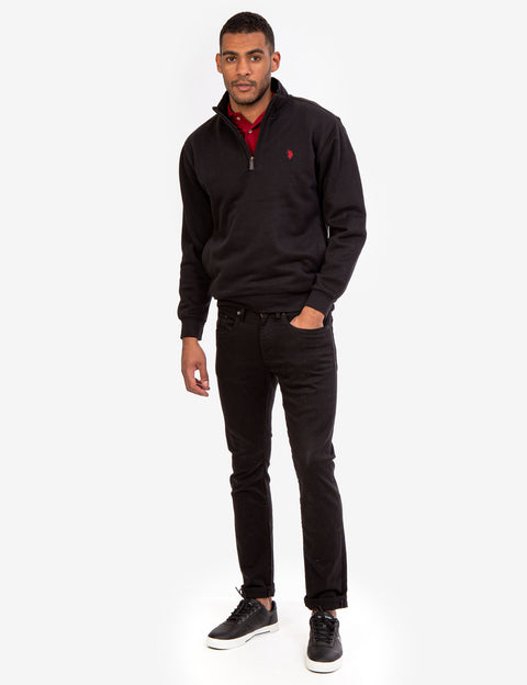 QUARTER ZIP PULLOVER SWEATSHIRT - U.S. Polo Assn.