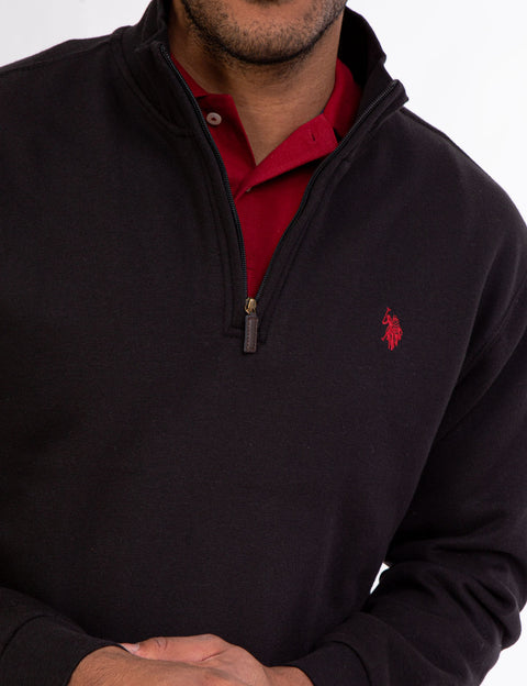 QUARTER ZIP PULLOVER SWEATSHIRT - U.S. Polo Assn.