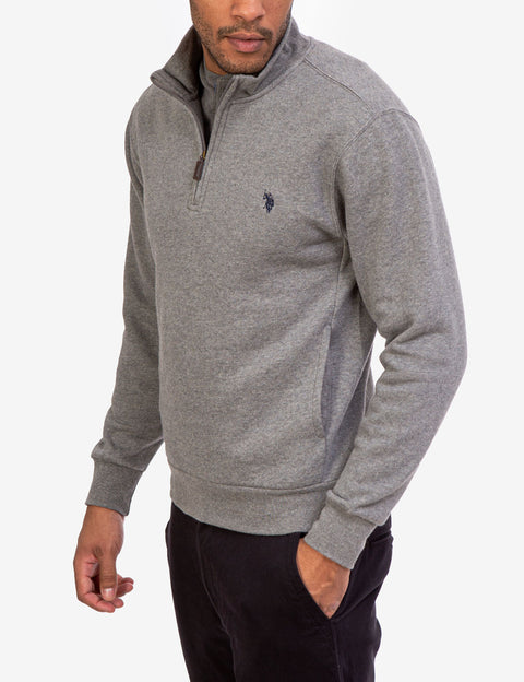 QUARTER ZIP PULLOVER SWEATSHIRT - U.S. Polo Assn.