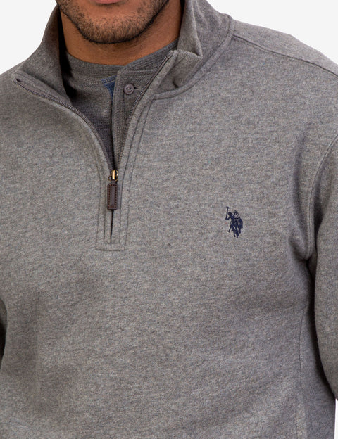 QUARTER ZIP PULLOVER SWEATSHIRT - U.S. Polo Assn.
