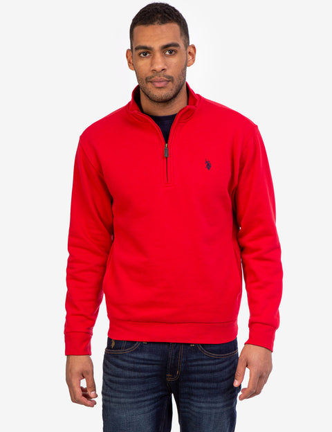 QUARTER ZIP PULLOVER SWEATSHIRT - U.S. Polo Assn.