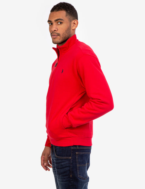 QUARTER ZIP PULLOVER SWEATSHIRT - U.S. Polo Assn.