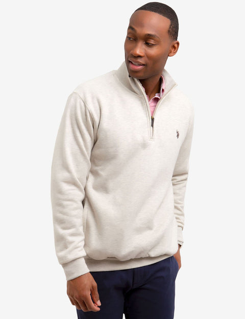 QUARTER ZIP PULLOVER SWEATSHIRT - U.S. Polo Assn.