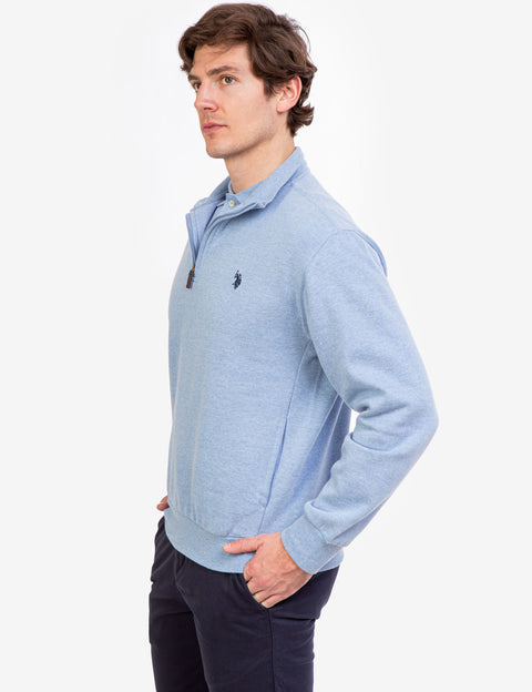 QUARTER ZIP PULLOVER SWEATSHIRT - U.S. Polo Assn.