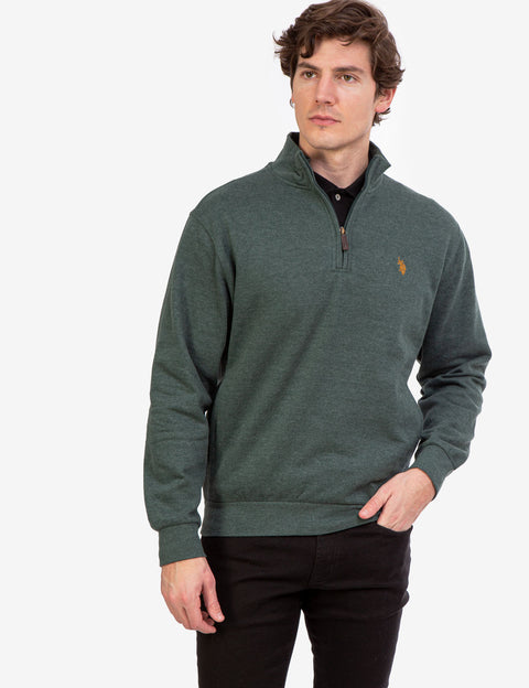 QUARTER ZIP PULLOVER SWEATSHIRT - U.S. Polo Assn.
