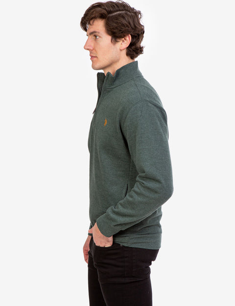 QUARTER ZIP PULLOVER SWEATSHIRT - U.S. Polo Assn.