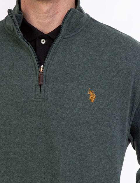 QUARTER ZIP PULLOVER SWEATSHIRT - U.S. Polo Assn.
