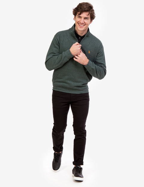 QUARTER ZIP PULLOVER SWEATSHIRT - U.S. Polo Assn.