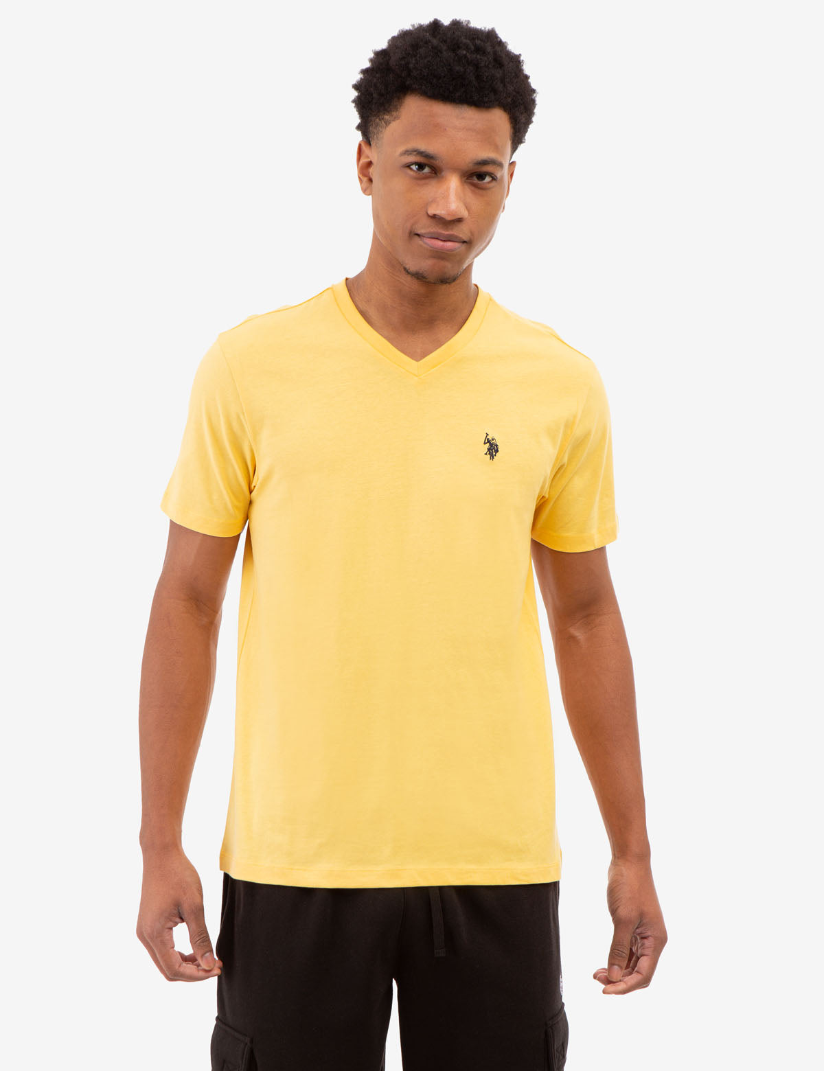 SOLID V-NECK T-SHIRT– U.S. Polo Assn.