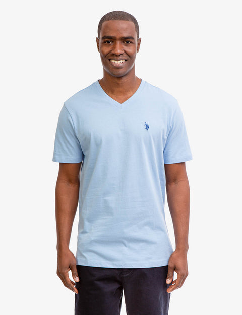 SOLID V-NECK T-SHIRT - U.S. Polo Assn.