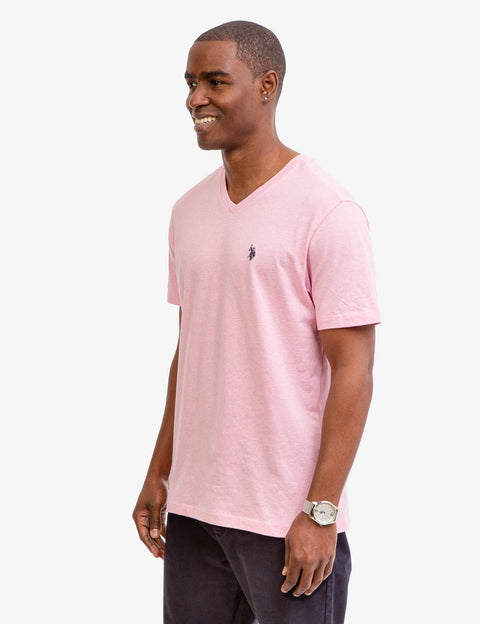 SOLID V-NECK T-SHIRT - U.S. Polo Assn.