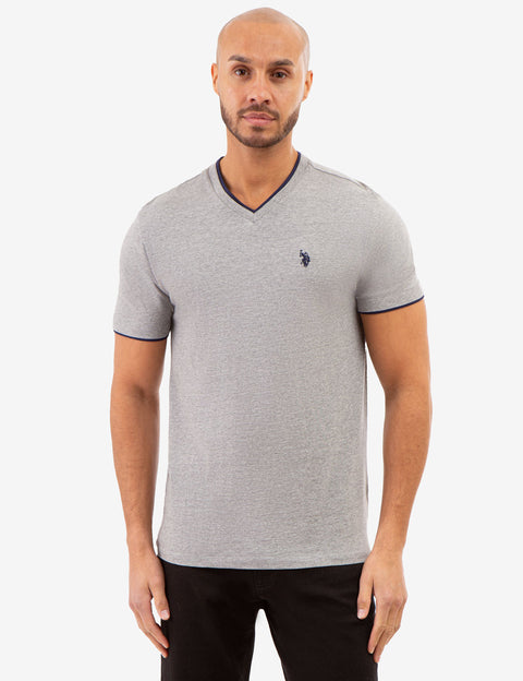 DOUBLE V-NECK T-SHIRT - U.S. Polo Assn.