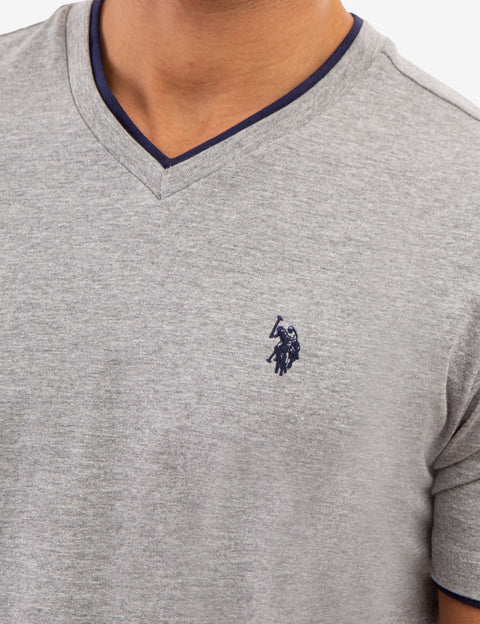DOUBLE V-NECK T-SHIRT - U.S. Polo Assn.