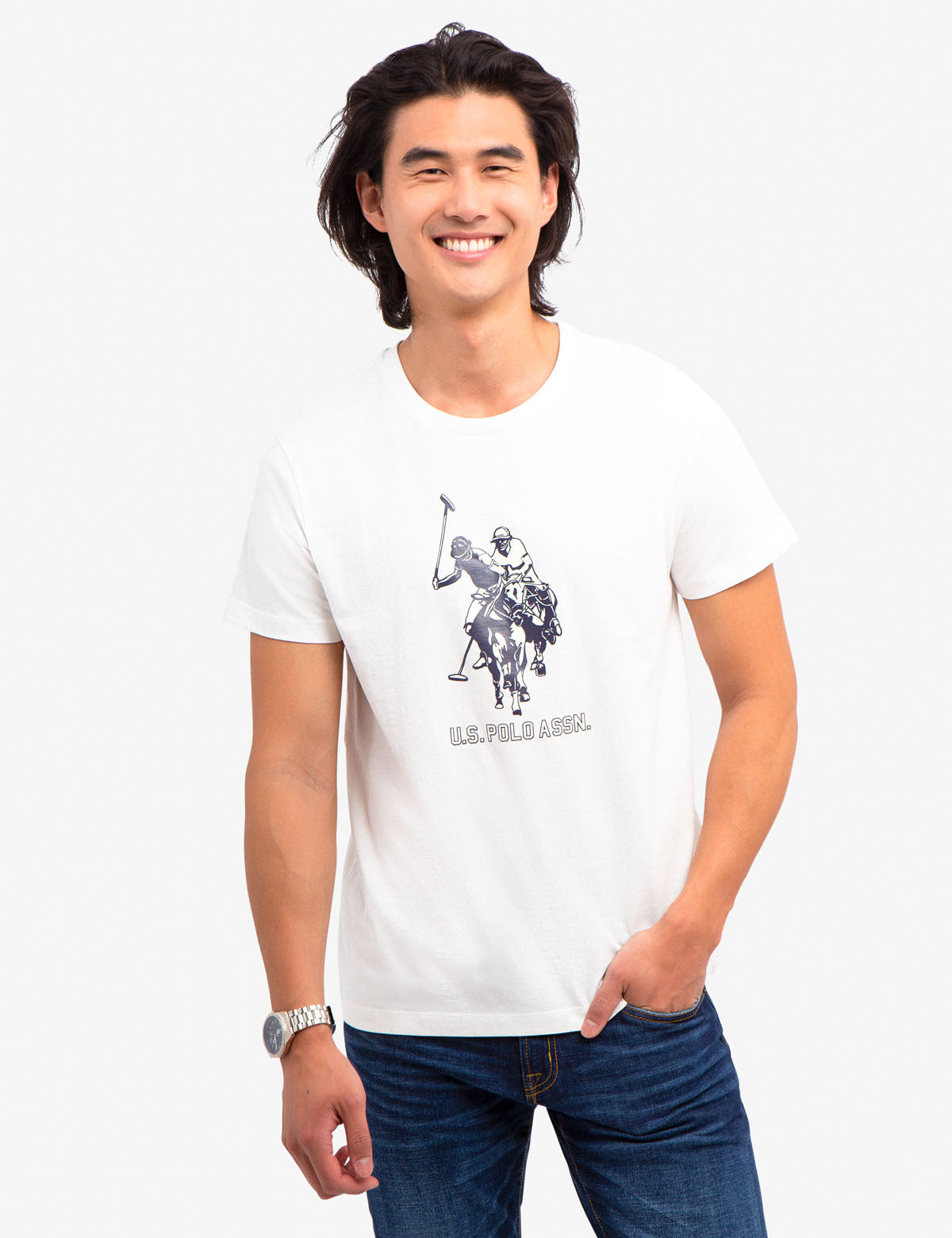 Buy U.S. Polo Assn. Solid Cotton Pique Polo Shirt - NNNOW.com